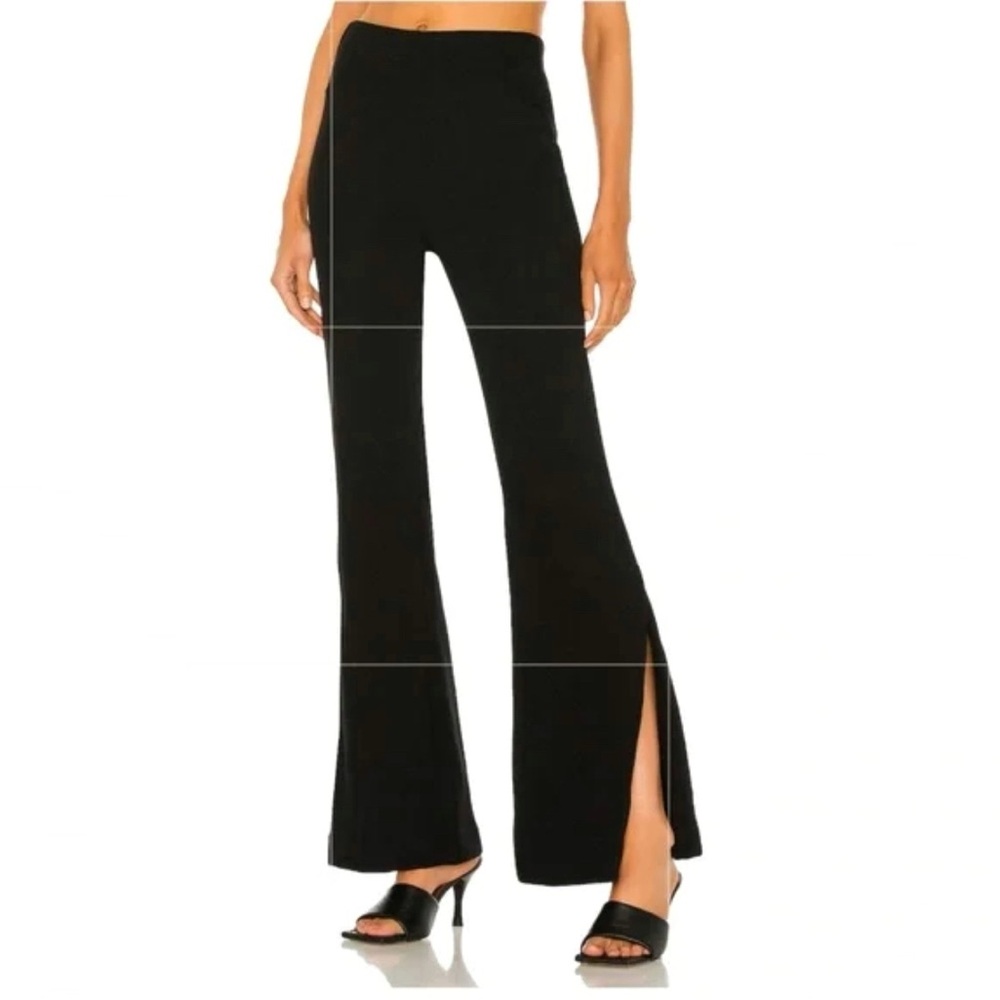 Lovers + Friends Black Pants‎ With Side Slit Size Small